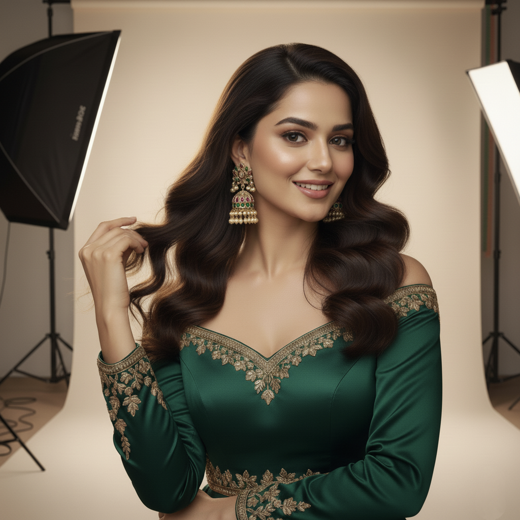 Premium Matte Finish Kemp Stone Pearl Jhumka Earrings | Gold-Plated Bridal & Festive Wear for Women