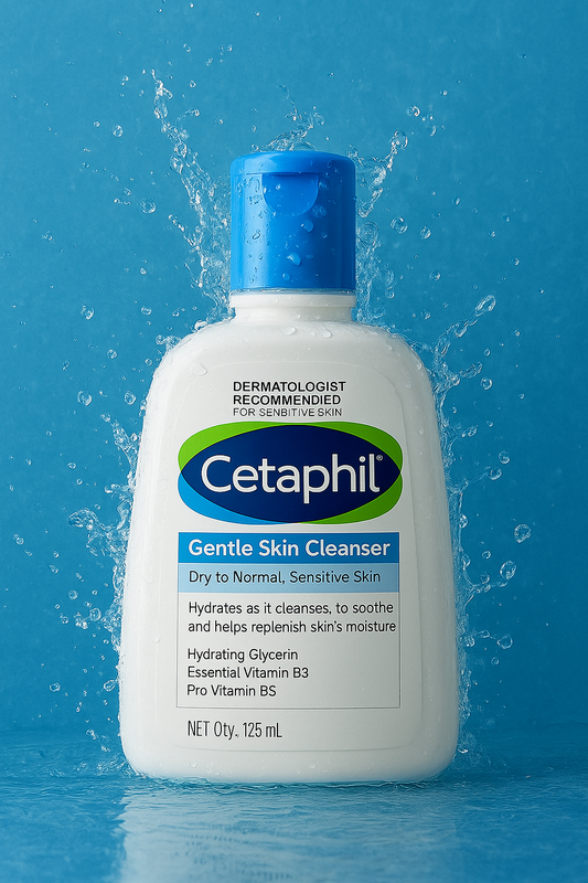 Cetaphil Paraben, Sulphate-Free Gentle Skin Hydrating Face Wash Cleanser with Niacinamide, Vitamin B5 for Dry to Normal, Sensitive Skin - 125 ml